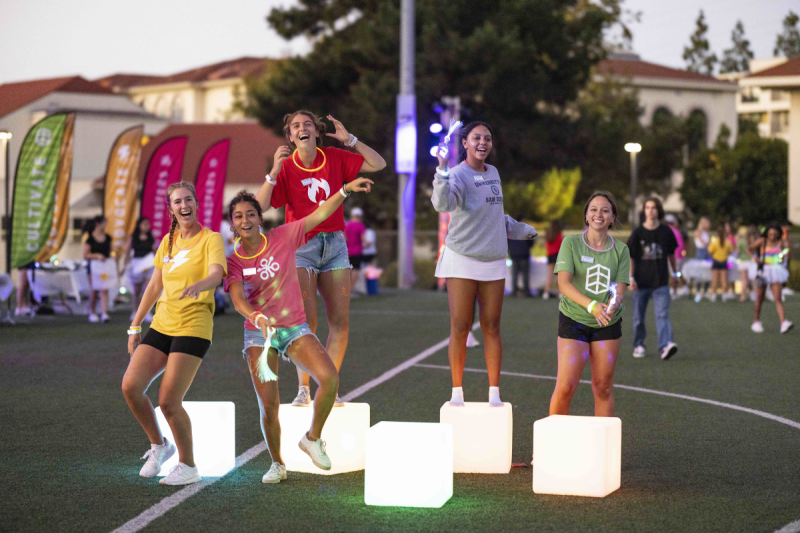students at Neon Night